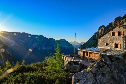 Sunset at the Blaueishütte