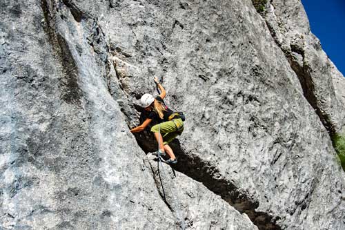 Super Fels an der Eiswelle