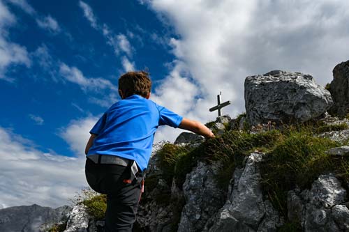 Die letzten Meter zum Steinberg